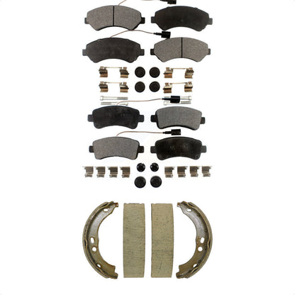 Kit de plaquettes de frein semi-métalliques avant et arrière, chaussures de stationnement pour Ram ProMaster 2500 350
