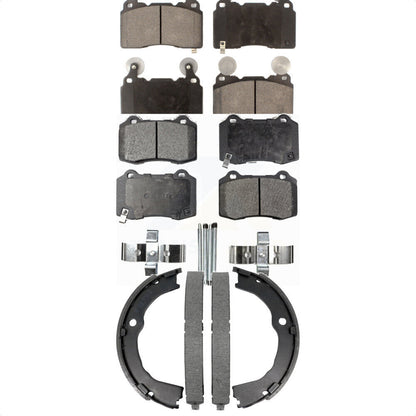 Kit de plaquettes de frein semi-métalliques avant et arrière, pour Chevrolet Camaro S