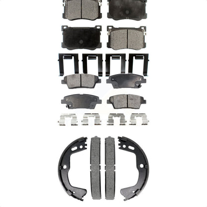 Kit de plaquettes de frein semi-métalliques avant et arrière, pour Hyundai Genesis G8