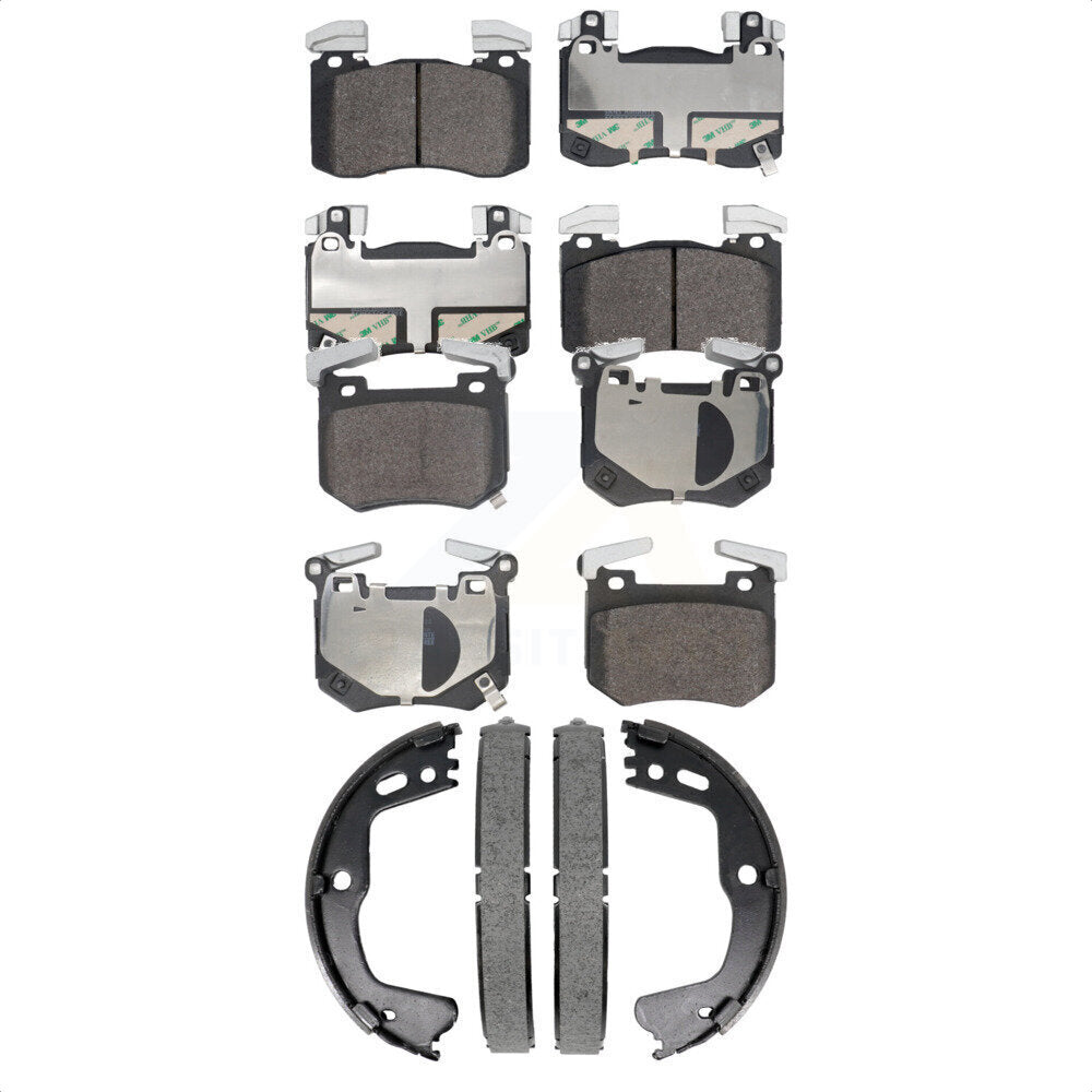 Kit de plaquettes de frein semi-métalliques avant et arrière, pour chaussures de stationnement, pour Kia Stinger Genesis G7