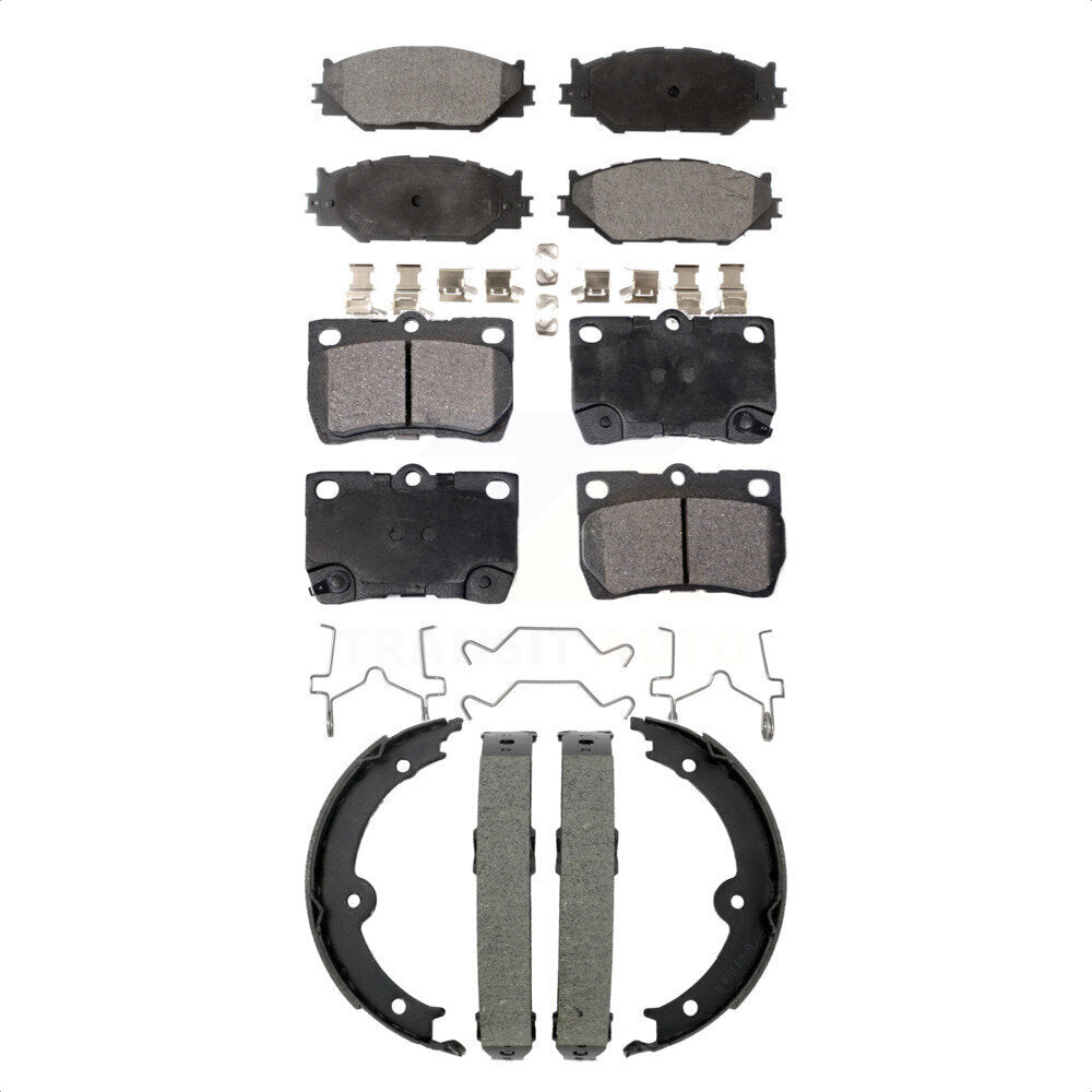 Kit de plaquettes de frein et chaussures de stationnement semi-métalliques avant et arrière, pour Lexus IS250