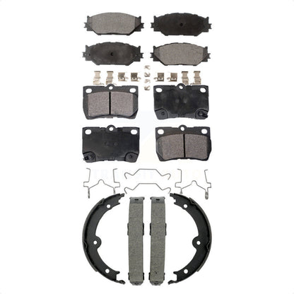 Kit de plaquettes de frein et chaussures de stationnement semi-métalliques avant et arrière, pour Lexus IS250