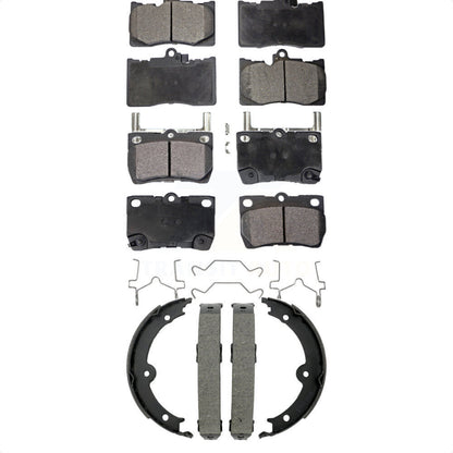 Kit de plaquettes de frein semi-métalliques avant et arrière, pour Lexus IS350 GS350 GS43
