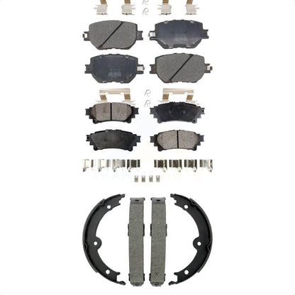 Kit de plaquettes de frein et chaussures de stationnement semi-métalliques avant et arrière, pour Lexus IS250