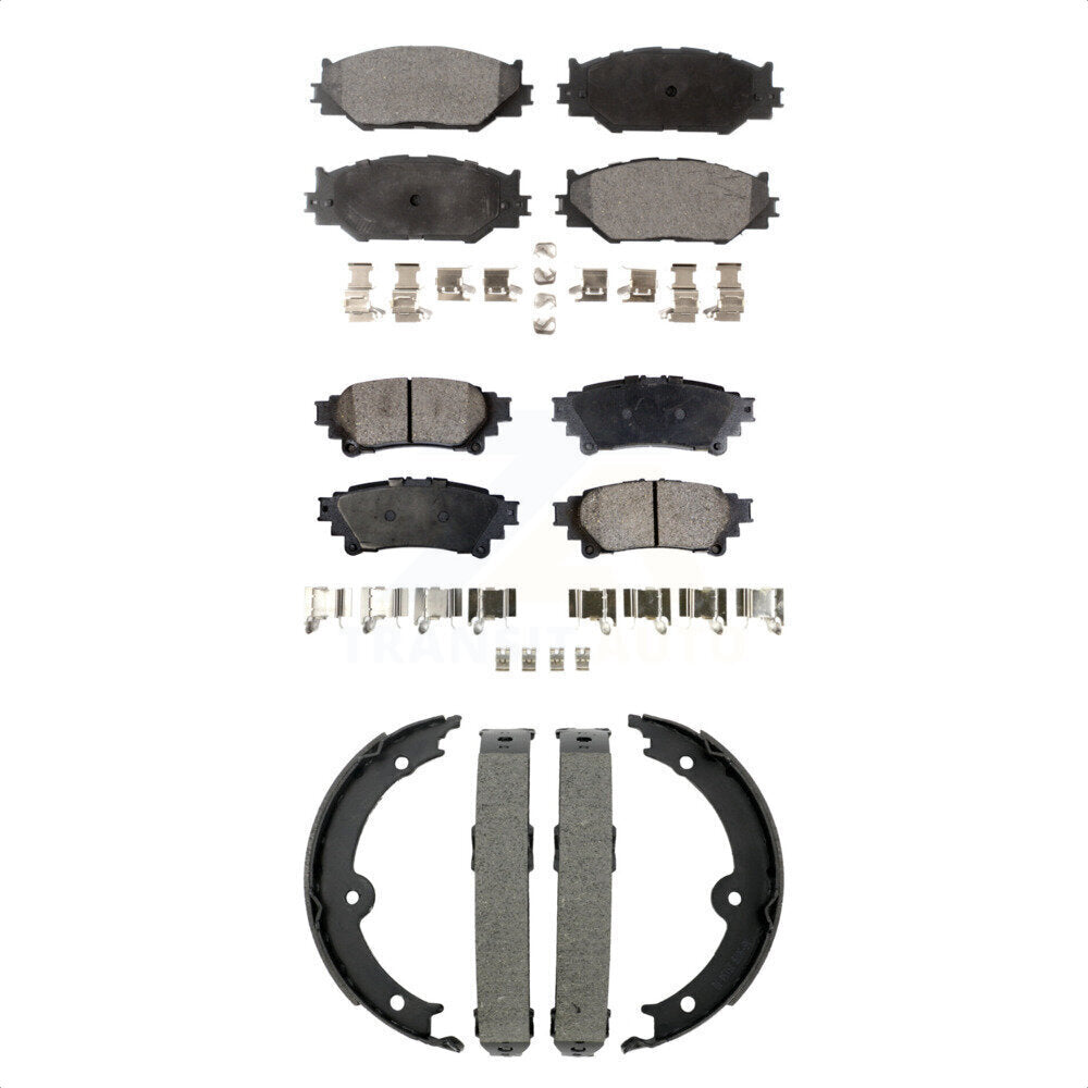 Kit de plaquettes de frein et chaussures de stationnement semi-métalliques avant et arrière, pour Lexus IS250