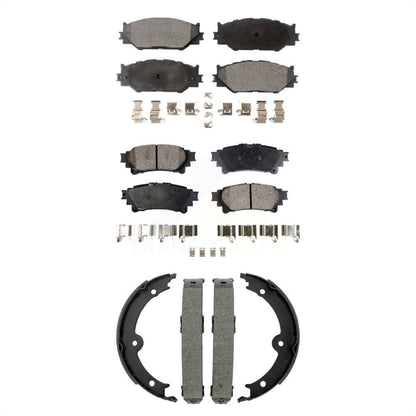 Kit de plaquettes de frein et chaussures de stationnement semi-métalliques avant et arrière, pour Lexus IS250