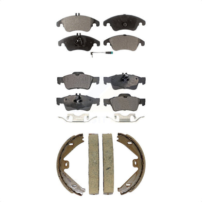 Kit de plaquettes de frein semi-métalliques avant et arrière, pour Mercedes-Benz E350 E40
