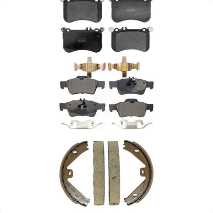 Kit de plaquettes de frein et chaussures de stationnement semi-métalliques avant et arrière, pour Mercedes-Benz CLS55