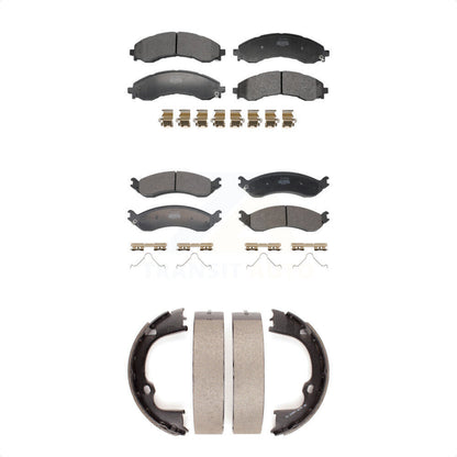 Kit de plaquettes de frein et chaussures de stationnement semi-métalliques avant et arrière, pour GMC Chevrolet Savan