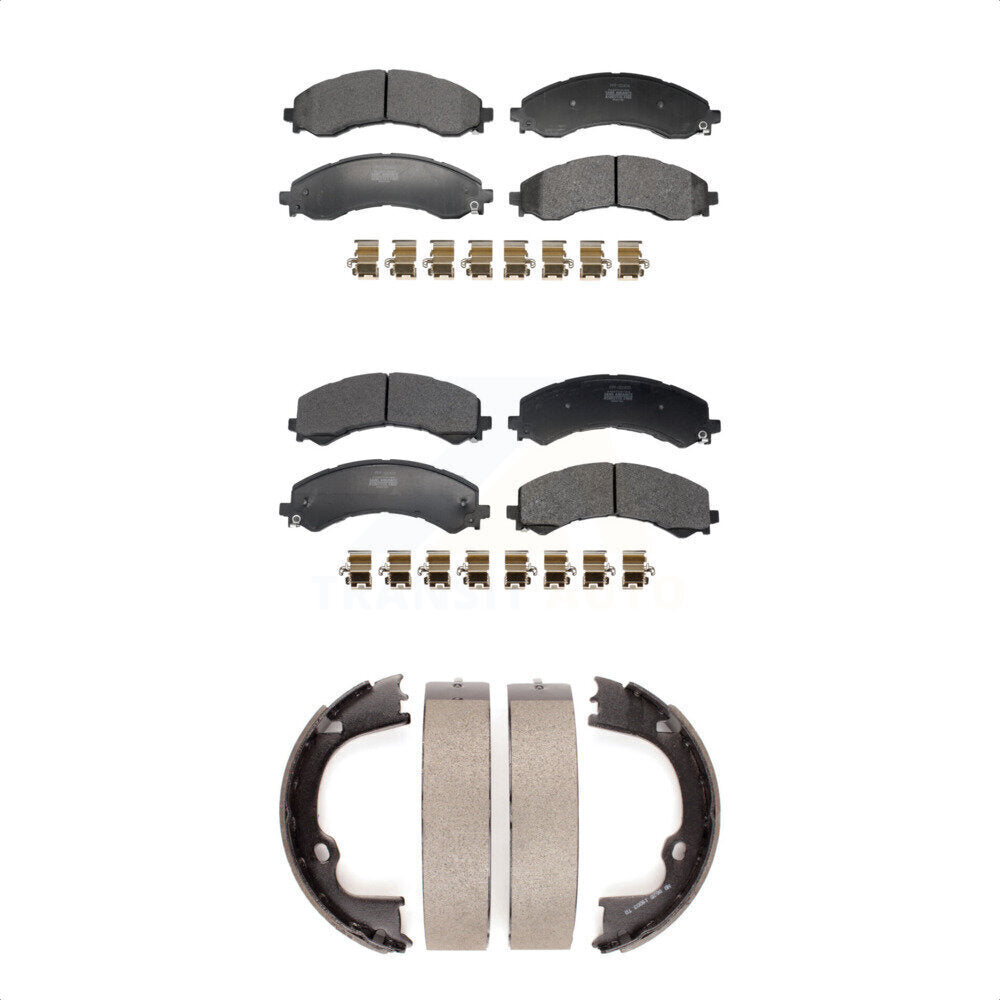 Kit de plaquettes de frein semi-métalliques avant et arrière, pour GMC Savana 2500 Expres