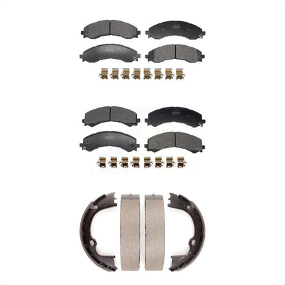Kit de plaquettes de frein semi-métalliques avant et arrière, pour GMC Savana 2500 Expres