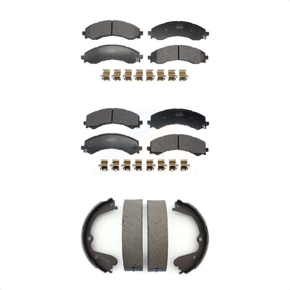Kit de plaquettes de frein semi-métalliques avant et arrière, pour GMC Savana 3500 Expres