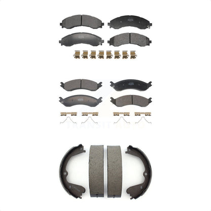 Kit de plaquettes de frein et chaussures de stationnement semi-métalliques avant et arrière, pour GMC Chevrolet Savan