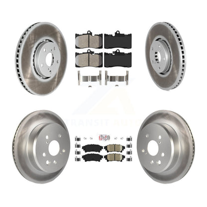 Kit de rotors de frein avant semi-métalliques et arrière en céramique (6 pièces) pour Lexus IS35