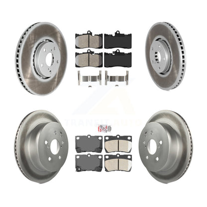 Kit de rotors de frein avant semi-métalliques et arrière en céramique (6 pièces) pour Lexus IS35