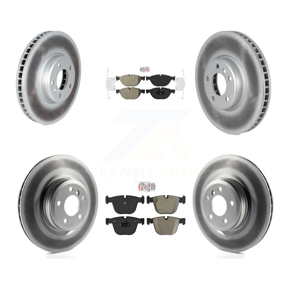 Kit de rotor de frein à revêtement de plaquettes semi-métalliques avant et arrière (6 pièces) pour BMW ActiveHybrid