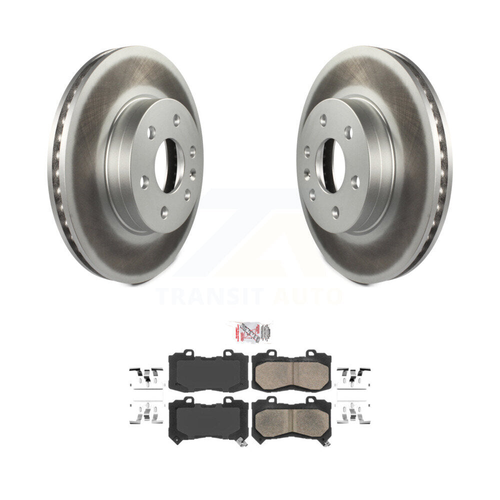 Rotors de frein à disque à revêtement avant, Kit de plaquettes en céramique pour Chevrolet Colorado GMC Canyo
