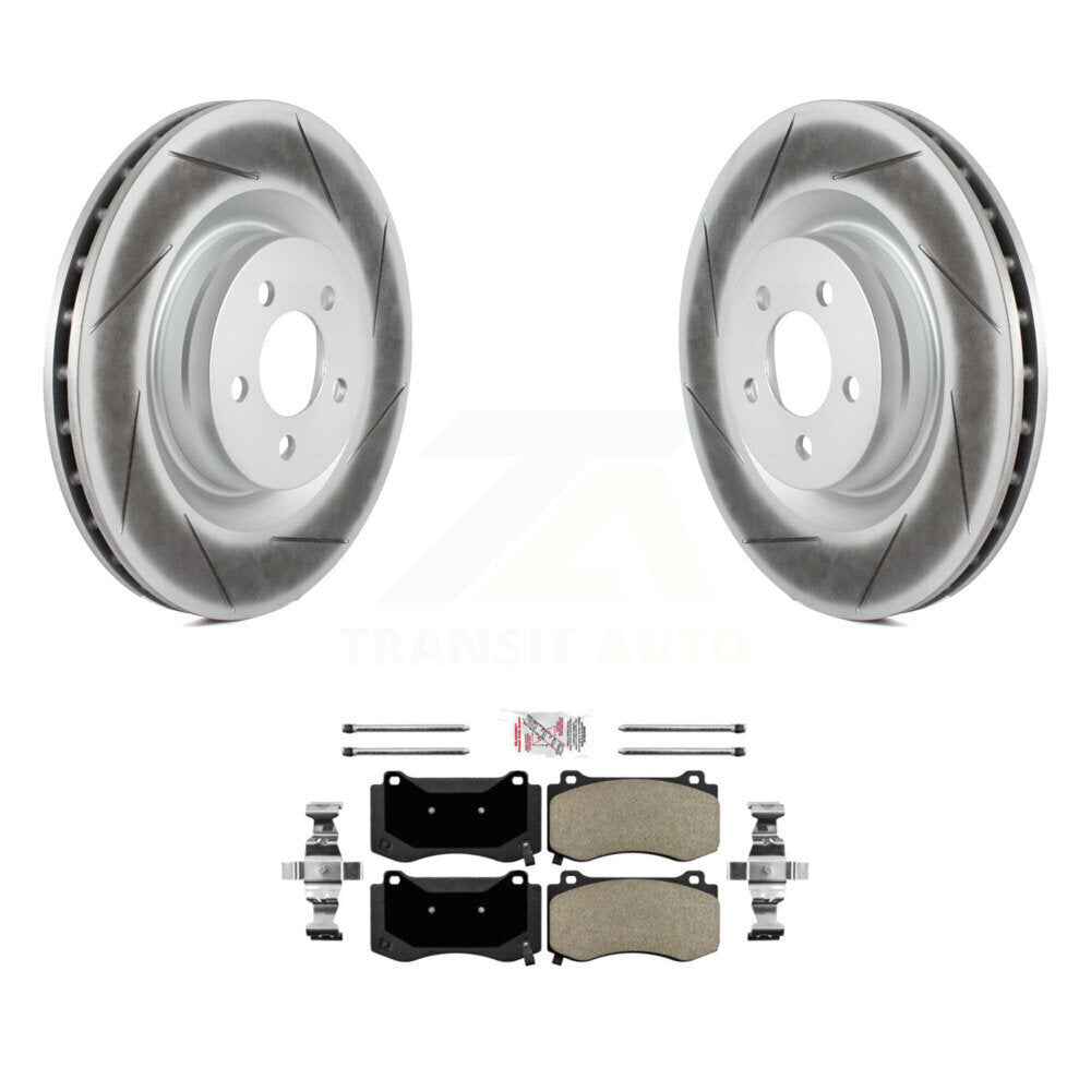 Kit de plaquettes semi-métalliques de Rotor de frein à disque, manteau avant pour Dodge Charger Chrysler 30