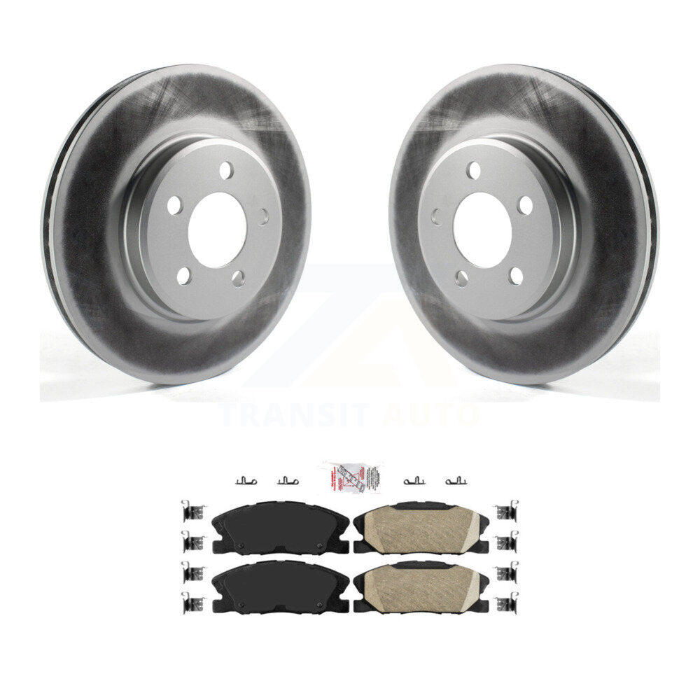 Kit de plaquettes en céramique pour Rotor de frein à revêtement avant, pour Dodge Charger Pursuit avec RWD 3.6