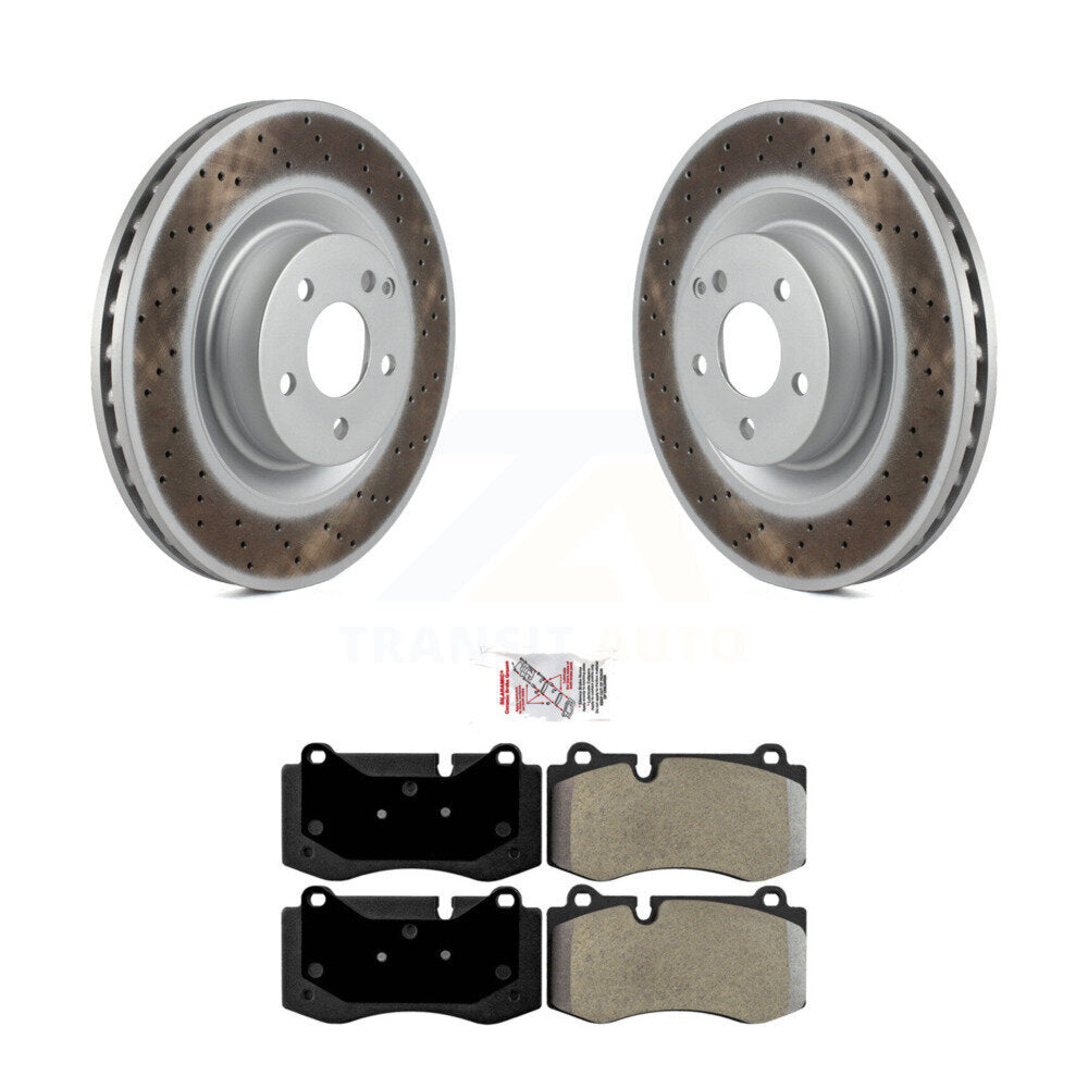 Kit de plaquettes semi-métalliques de Rotor de frein à revêtement avant, pour Mercedes-Benz S550 S450 SL55