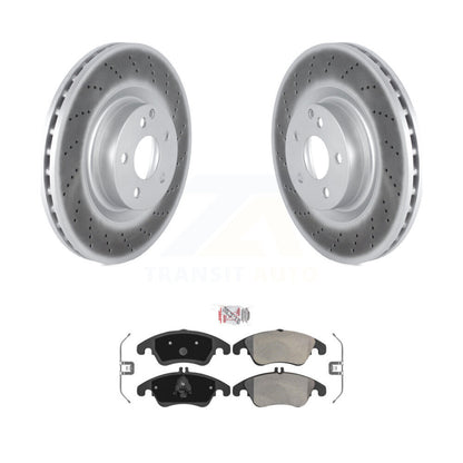 Kit de plaquettes de frein semi-métalliques avec revêtement avant, pour Mercedes-Benz E400 E550 C25