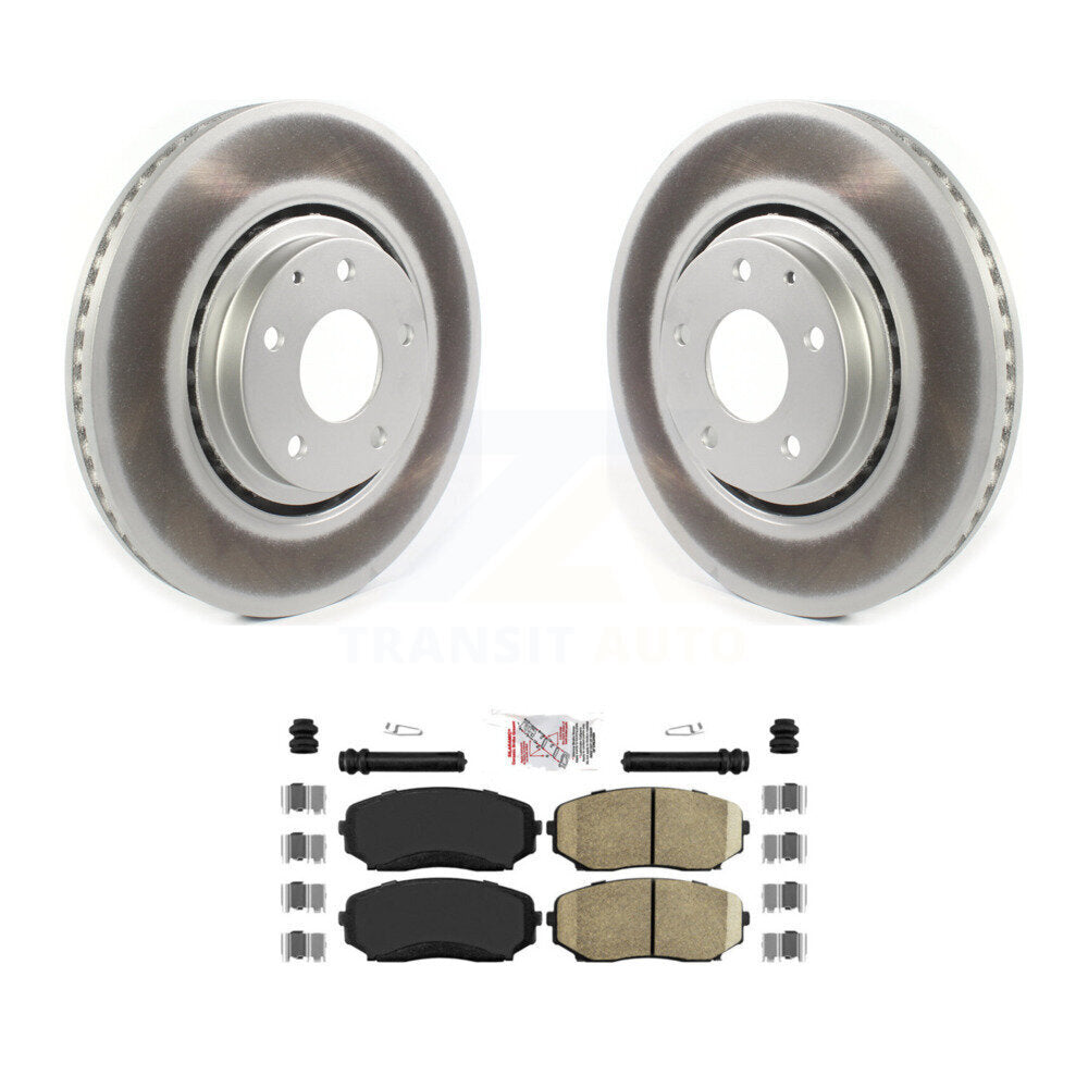 Kit de rotors de frein à disque à revêtement avant et de plaquettes en céramique pour Mazda CX-5 CX-9