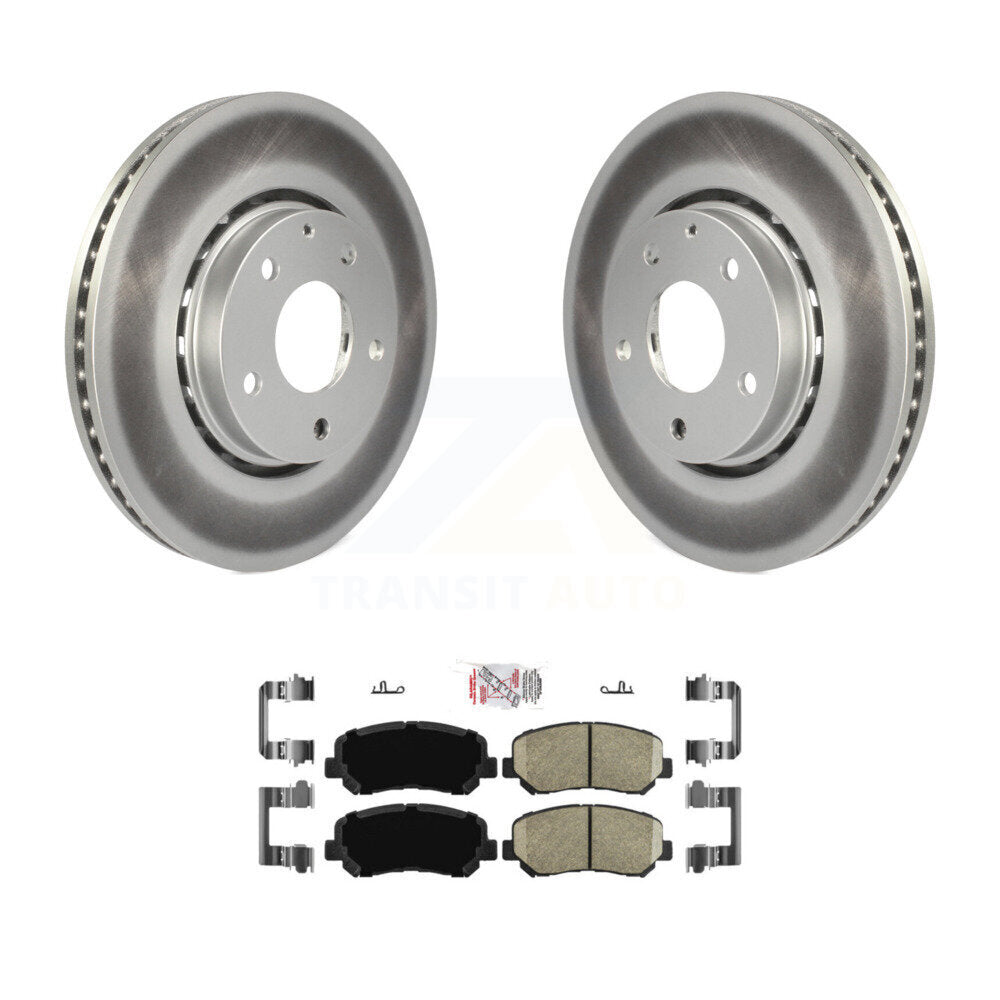 Kit de rotors de frein à disque et de plaquettes en céramique avec revêtement avant pour Mazda CX-5 KGA-100140