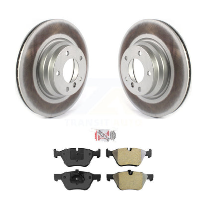 Kit de rotors de frein à disque à revêtement avant et de plaquettes semi-métalliques pour BMW X1 330i 330xi