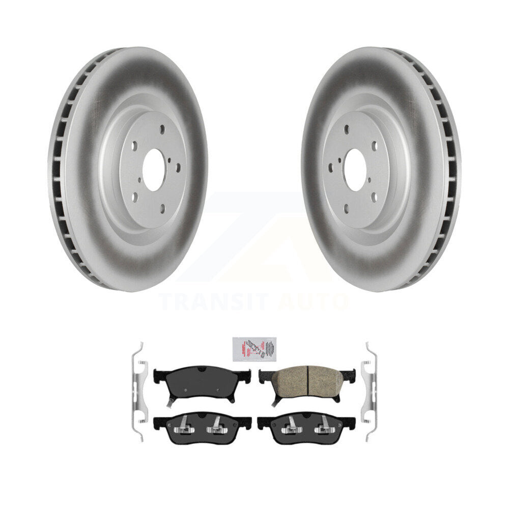 Kit de disques de frein à disque avec revêtement avant et plaquettes en céramique pour Subaru Ascent 2019-2024