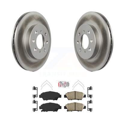 Kit de rotors de frein à disque à revêtement avant et de plaquettes en céramique pour Honda Fit KGA-100167