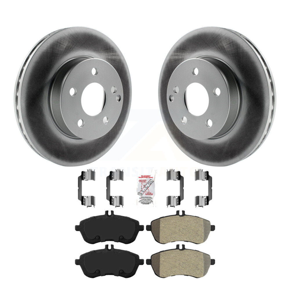 Kit de plaquettes de frein semi-métalliques avec revêtement avant, pour Mercedes-Benz C300 C250 C23