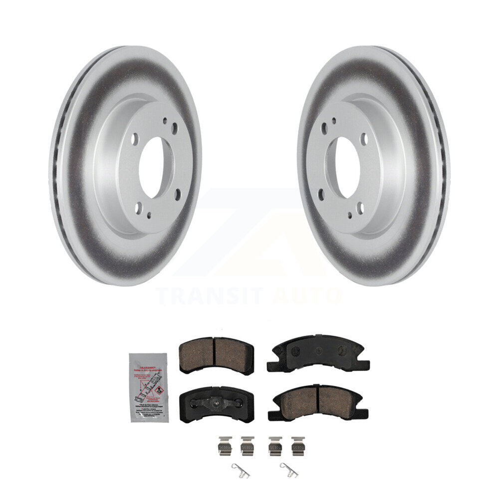 Kit de plaquettes en céramique pour Rotor de frein à disque avec revêtement avant, pour Mitsubishi Mirage G 2017 – 2024