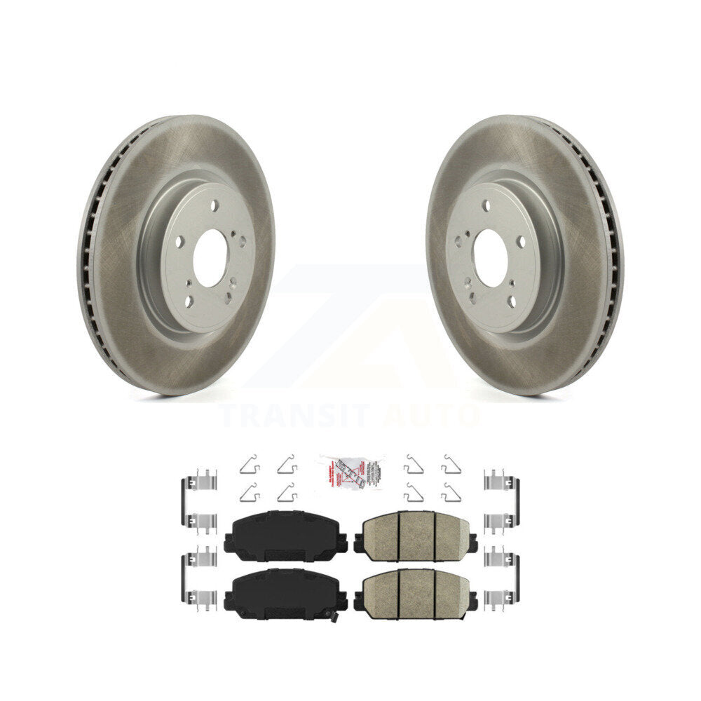 Kit de rotors de frein à disque à revêtement avant et de plaquettes en céramique pour Honda CR-V HR-V