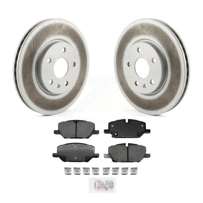 Rotors de frein à disque à revêtement avant et Kit de plaquettes en céramique pour Buick Envision Cadillac XT