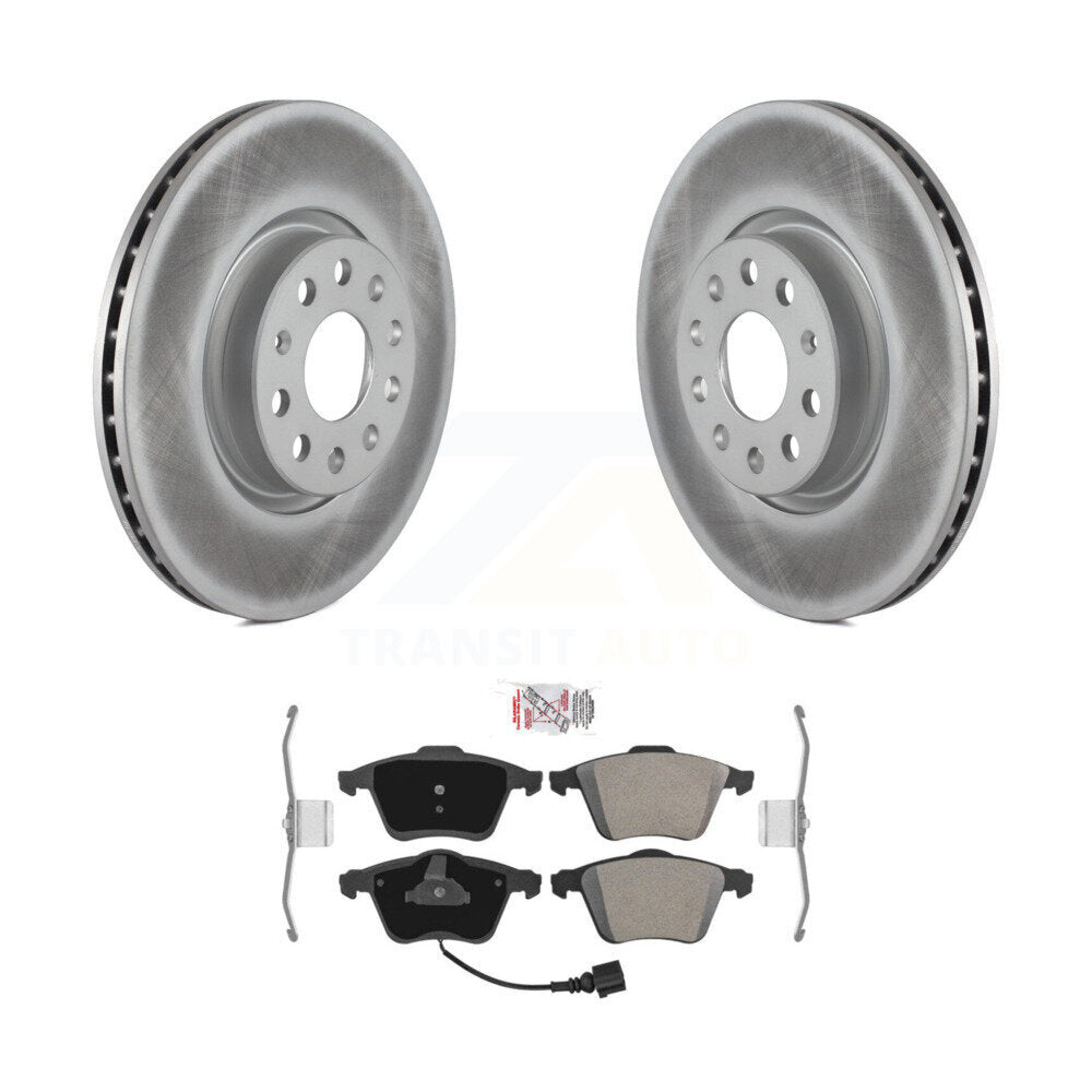 Kit de plaquettes de frein semi-métalliques pour rotors de frein avant pour Audi TT Quattro 3.2 2008-2009