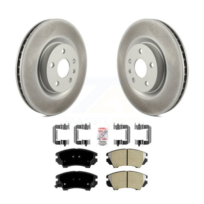 Kit de rotor de frein à revêtement avant et de plaquettes semi-métalliques pour Chevrolet Capric 2011-2017