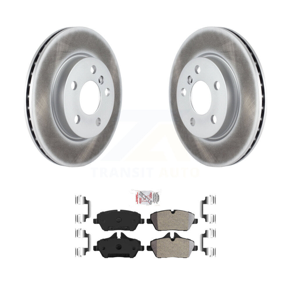 Kit de disques de frein à disque avec revêtement avant et plaquettes semi-métalliques pour Mini Cooper