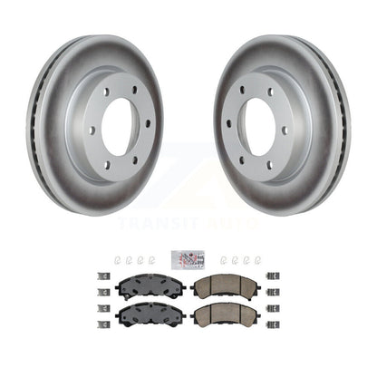 Rotors de frein à disque à revêtement avant et kit de plaquettes en céramique pour Ford Ranger Bronco