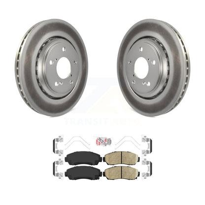 Rotors de frein à disque à revêtement avant et kit de plaquettes en céramique pour Honda Odyssey Passport