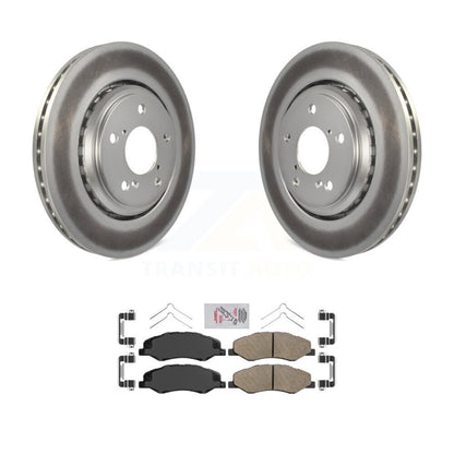 Kit de rotors de frein à disque à revêtement avant et de plaquettes en céramique pour Honda Odyssey 2018 – 2023