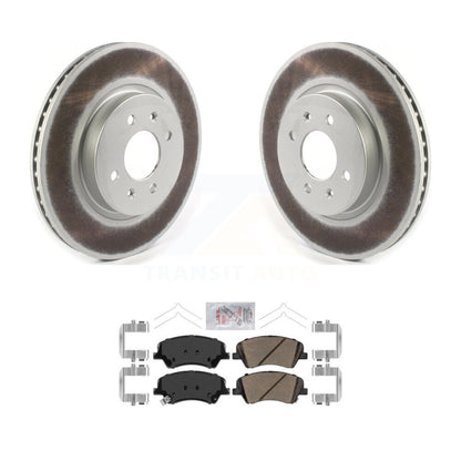 Kit de rotors de frein à disque et de plaquettes en céramique avec revêtement avant, pour Kia Rio Hyundai Accent