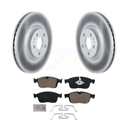 Kit de rotors de frein à disque à revêtement avant et de plaquettes en céramique pour Volvo XC60 KGA-100305