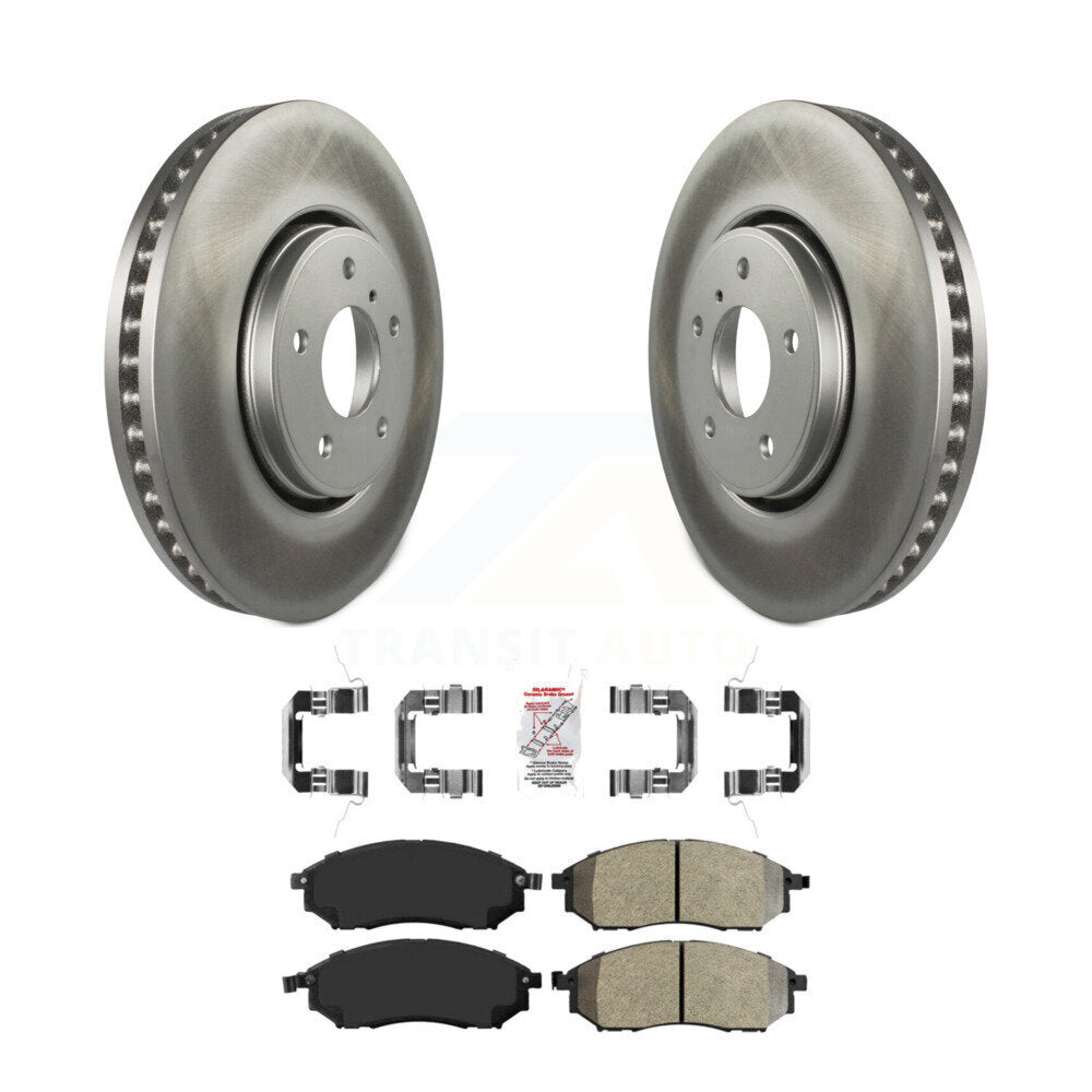 Kit de plaquettes de frein à disque semi-métalliques avec revêtement avant, pour INFINITI FX35 FX37 FX4
