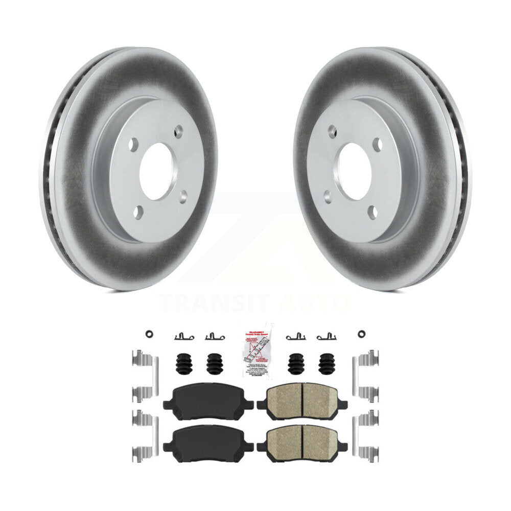 Kit de plaquettes de frein en céramique avec revêtement avant, pour Chevrolet Cobalt Pontiac G5 Satur