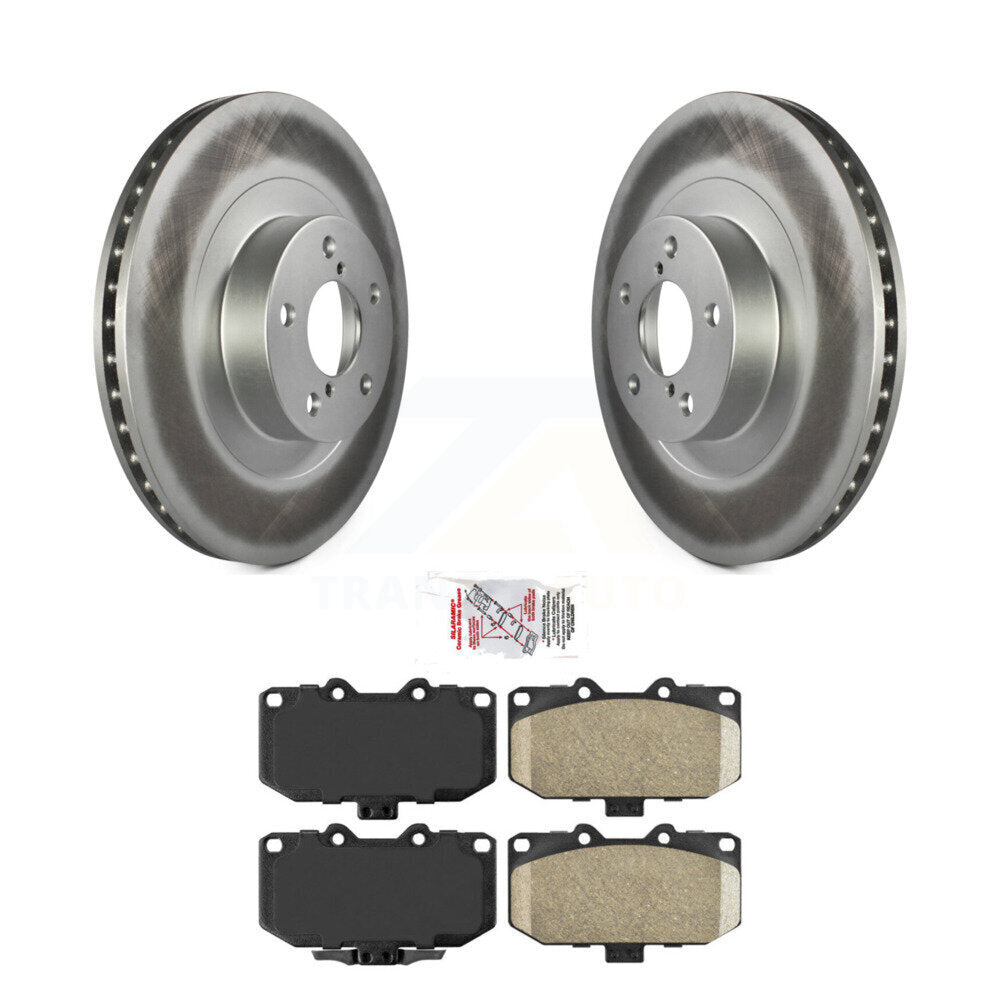 Rotor de frein à disque avec revêtement avant et kit de plaquettes en céramique pour Subaru Impreza WR 2006-2007