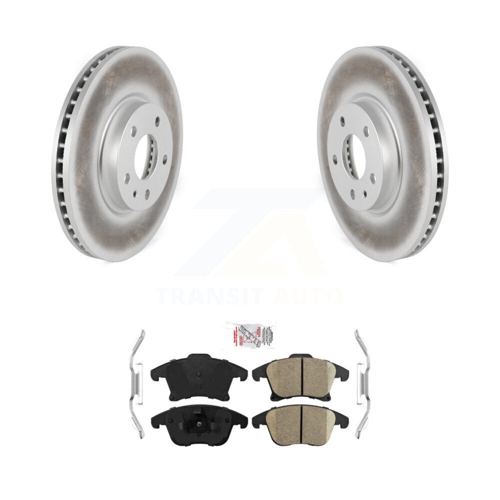 Rotors de frein à disque à revêtement avant et Kit de plaquettes en céramique pour Ford Fusion Lincoln MKZ