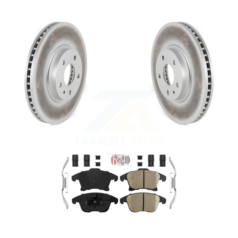 Rotors de frein à disque à revêtement avant et Kit de plaquettes en céramique pour Ford Fusion Lincoln MKZ