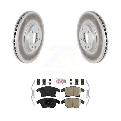 Rotors de frein à disque à revêtement avant et Kit de plaquettes en céramique pour Ford Fusion Lincoln MKZ