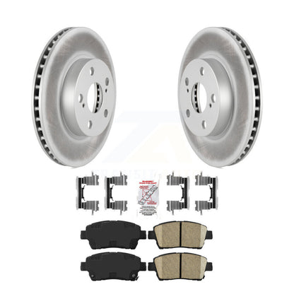 Rotors de frein à disque à revêtement avant et kit de plaquettes en céramique pour Toyota Prius 2004-2009