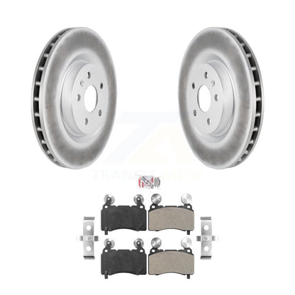 Rotors de frein à disque à revêtement avant et kit de plaquettes semi-métalliques pour Chevrolet Camaro S